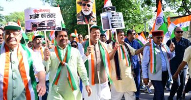 मुख्यमंत्री पुष्कर सिंह धामी के नेतृत्व में शौर्य स्थल चीड़बाग से गांधी पार्क तक भव्य “तिरंगा शौर्य सम्मान यात्रा” का आयोजन