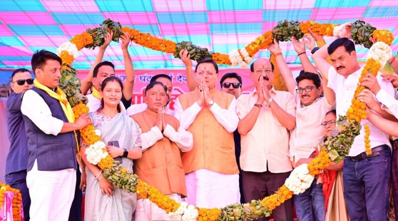 मुख्यमंत्री पुष्कर सिंह धामी ने टिहरी में आयोजित प्रथम गजा घण्टाकर्ण महोत्सव-2025 का शुभारम्भ किया,