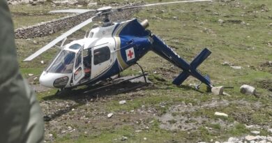 संजीवनी हेली एंबुलेंस का विमान केदारनाथ में लेंडिंग से पहले दुर्घटनाग्रस्त, सभी सुरक्षित
