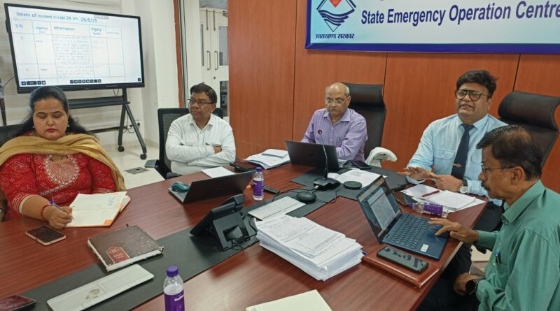 राष्ट्रीय आपदा प्रबंधन प्राधिकरण, गृह मंत्रालय, भारत सरकार ने धराली में संचालित राहत और बचाव कार्यों की समीक्षा की