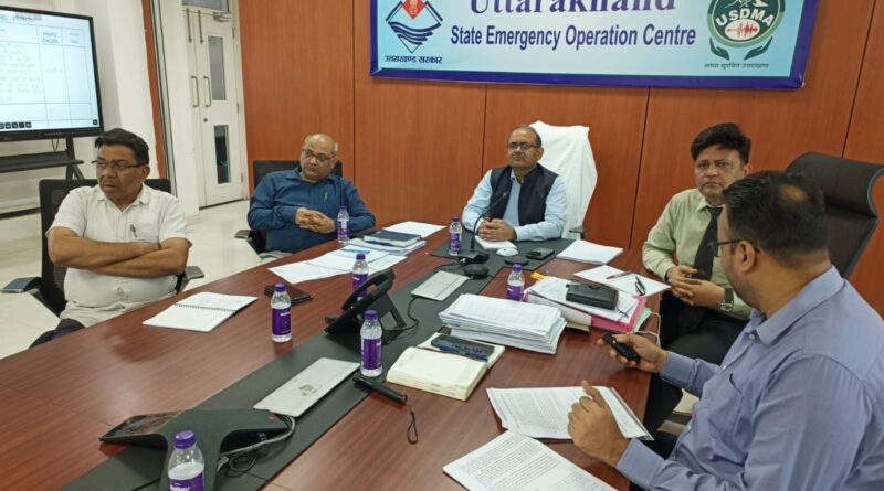 प्राकृतिक आपदाओं में राज्य को हुए नुकसान की प्रतिपूर्ति के लिए भारत सरकार से स्पेशल पैकेज प्राप्त किए जाने को आपदा प्रबंधन विभाग ने कवायद तेज की