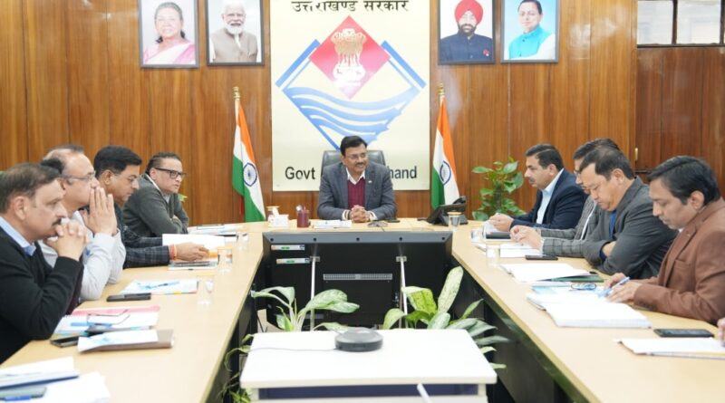 उत्तराखण्ड में रोपवे परियोजनाओं के विकास, क्रियान्वयन, संचालन एवं रखरखाव से संबंधित विभागों, हितधारकों तथा PPP कंपनियों के साथ प्रथम बोर्ड बैठक आयोजित
