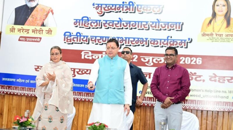 ‘मुख्यमंत्री एकल महिला स्वरोजगार योजना’ के द्वितीय चरण का शुभारंभ, 200 से ज्यादा महिला लाभार्थियों को करोड़ों रुपए ट्रांसफर