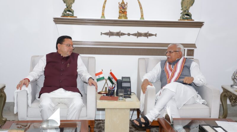 CM धामी ने केंद्रीय विद्युत मंत्री से ऊर्जा परियोजनाओं एवं पिटकुल की एडीबी सहायतित पारेषण परियोजना पर की चर्चा