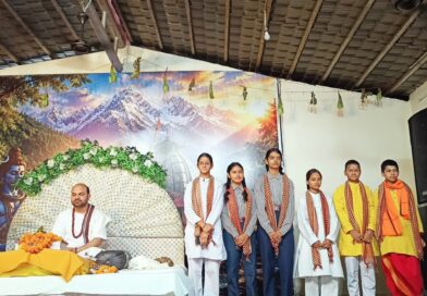 उत्तरकाशी में आयोजित हो रही श्री शिवमहापुराण कथा,  तृतीय दिवस पर  कथा से पूर्व आयोजित हुई प्रतिभा प्रदर्शन