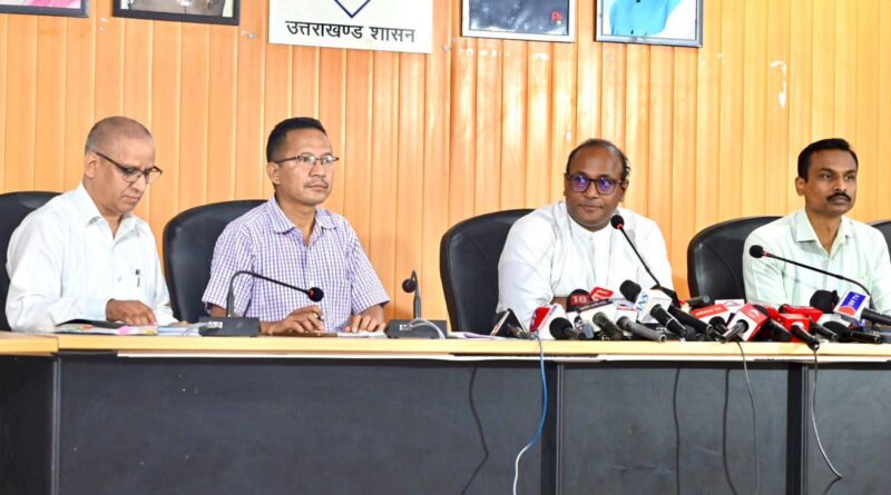 भारत निर्वाचन आयोग ने उत्तराखण्ड में मतदाता सूची के अंतिम प्रकाशन की तिथि 3 अक्टूबर 2026 की गई