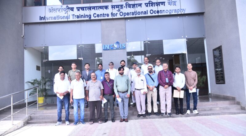 उत्तराखंड के मीडिया प्रतिनिधिमंडल ने हैदराबाद प्रेस दौरे पर भारतीय राष्ट्रीय महासागर सूचना सेवा केंद्र का किया दौरा